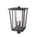 Z-Lite 23.75" High Seoul 3 Light Outdoor Post Mount Fixture image 5