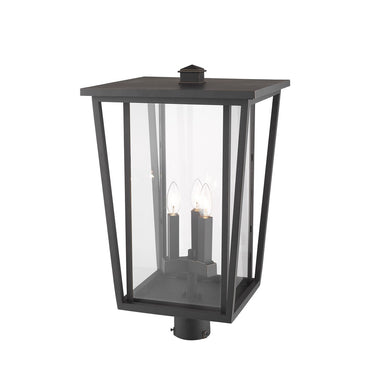 Z-Lite 23.75" High Seoul 3 Light Outdoor Post Mount Fixture image 5