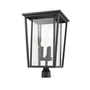 Z-Lite 23.75" High Seoul 3 Light Outdoor Post Mount Fixture image 6