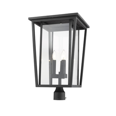 Z-Lite 23.75" High Seoul 3 Light Outdoor Post Mount Fixture image 6