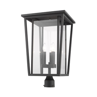 Z-Lite 23.75" High Seoul 3 Light Outdoor Post Mount Fixture image 7