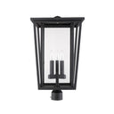 Z-Lite 23.75" High Seoul 3 Light Outdoor Post Mount Fixture image 8