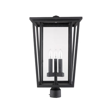 Z-Lite 23.75" High Seoul 3 Light Outdoor Post Mount Fixture image 8