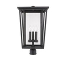 Z-Lite 23.75" High Seoul 3 Light Outdoor Post Mount Fixture image 9