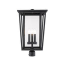 Z-Lite 23.75" High Seoul 3 Light Outdoor Post Mount Fixture image