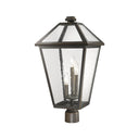 Z-Lite 23.75" High Talbot 3 Light Outdoor Post Mount Fixture image 1