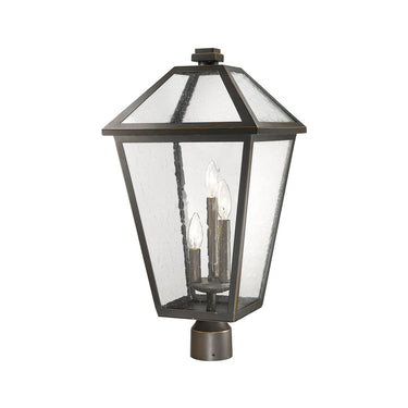 Z-Lite 23.75" High Talbot 3 Light Outdoor Post Mount Fixture image 1