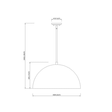 Z-Lite 23.75" Vega 3 Light Pendant image 14