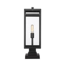 Z-Lite 23" High Nuri 1 Light Outdoor Pier Mounted Fixture image 1