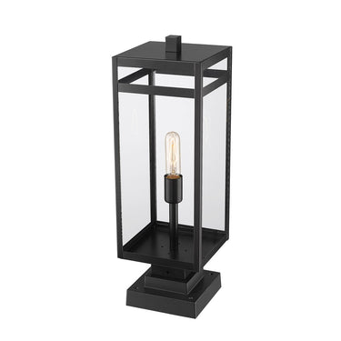Z-Lite 23" High Nuri 1 Light Outdoor Pier Mounted Fixture image 2