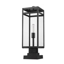 Z-Lite 23" High Nuri 1 Light Outdoor Pier Mounted Fixture image 4
