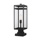 Z-Lite 23" High Nuri 1 Light Outdoor Pier Mounted Fixture image