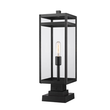 Z-Lite 23" High Nuri 1 Light Outdoor Pier Mounted Fixture image