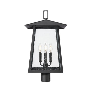 Z-Lite 24.25" High Rainer 4 Light Outdoor Post Mount Fixture image 1