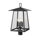 Z-Lite 24.25" High Rainer 4 Light Outdoor Post Mount Fixture image 2