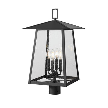 Z-Lite 24.25" High Rainer 4 Light Outdoor Post Mount Fixture image 2
