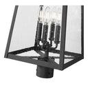 Z-Lite 24.25" High Rainer 4 Light Outdoor Post Mount Fixture image 3