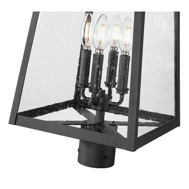 Z-Lite 24.25" High Rainer 4 Light Outdoor Post Mount Fixture image 3