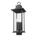 Z-Lite 24.5" High Tiberius 4 Light Outdoor Post Mount Fixture image 4