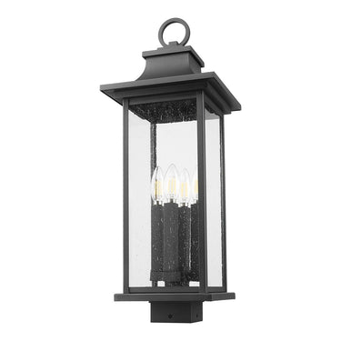 Z-Lite 24.5" High Tiberius 4 Light Outdoor Post Mount Fixture image 4