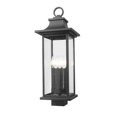 Z-Lite 24.5" High Tiberius 4 Light Outdoor Post Mount Fixture image
