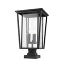 Z-Lite 24.75" High Seoul 3 Light Outdoor Pier Mounted Fixture image