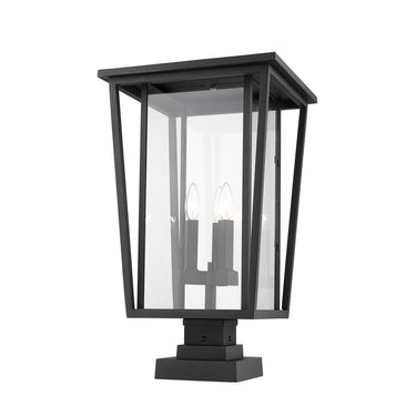 Z-Lite 24.75" High Seoul 3 Light Outdoor Pier Mounted Fixture image