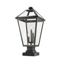 Z-Lite 24.75" High Talbot 3 Light Outdoor Pier Mounted Fixture image 2