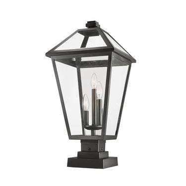 Z-Lite 24.75" High Talbot 3 Light Outdoor Pier Mounted Fixture image 2