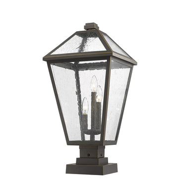 Z-Lite 24.75" High Talbot 3 Light Outdoor Pier Mounted Fixture image 3