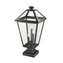 Z-Lite 24.75" High Talbot 3 Light Outdoor Pier Mounted Fixture image 4