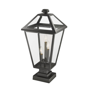 Z-Lite 24.75" High Talbot 3 Light Outdoor Pier Mounted Fixture image 4