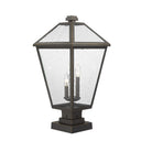 Z-Lite 24.75" High Talbot 3 Light Outdoor Pier Mounted Fixture image 5