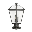 Z-Lite 24.75" High Talbot 3 Light Outdoor Pier Mounted Fixture image 6