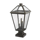Z-Lite 24.75" High Talbot 3 Light Outdoor Pier Mounted Fixture image 7