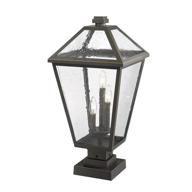 Z-Lite 24.75" High Talbot 3 Light Outdoor Pier Mounted Fixture image 7