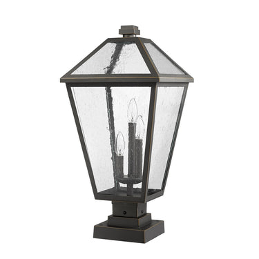 Z-Lite 24.75" High Talbot 3 Light Outdoor Pier Mounted Fixture image 9