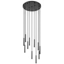 Z-Lite 24" Forest Steel 11 Light Chandelier image 1