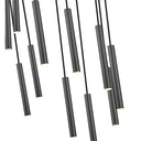 Z-Lite 24" Forest Steel 11 Light Chandelier image 10
