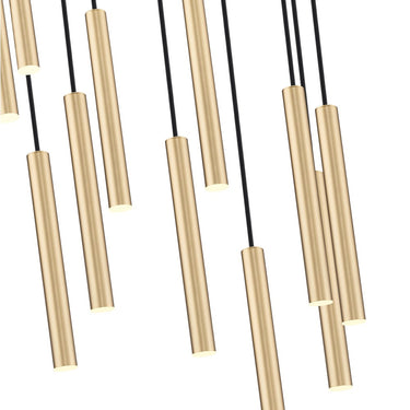 Z-Lite 24" Forest Steel 11 Light Chandelier image 11