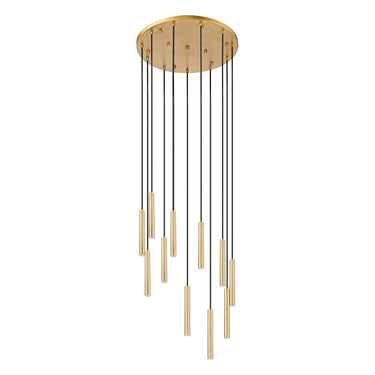 Z-Lite 24" Forest Steel 11 Light Chandelier image 14