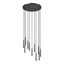 Z-Lite 24" Forest Steel 11 Light Chandelier image 4