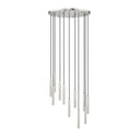 Z-Lite 24" Forest Steel 11 Light Chandelier image 6