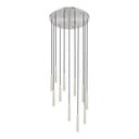 Z-Lite 24" Forest Steel 11 Light Chandelier image