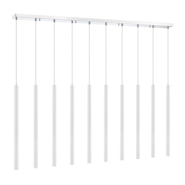 Z-Lite 24" High Forest 10 Light Linear Chandelier image 12