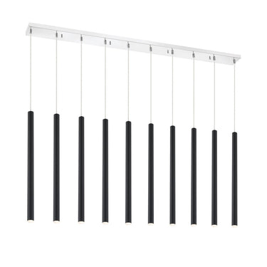 Z-Lite 24" High Forest 10 Light Linear Chandelier image 2