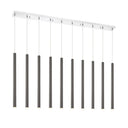 Z-Lite 24" High Forest 10 Light Linear Chandelier image 3