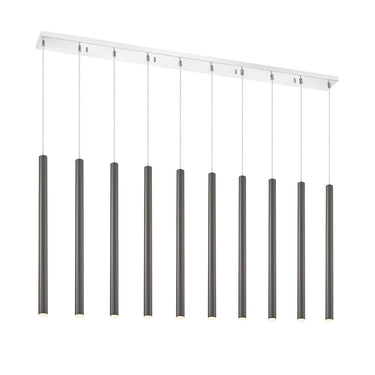 Z-Lite 24" High Forest 10 Light Linear Chandelier image 3