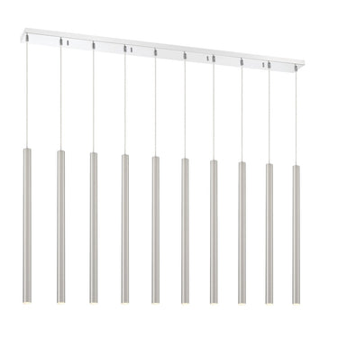 Z-Lite 24" High Forest 10 Light Linear Chandelier image 5