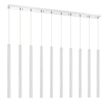 Z-Lite 24" High Forest 10 Light Linear Chandelier image 6